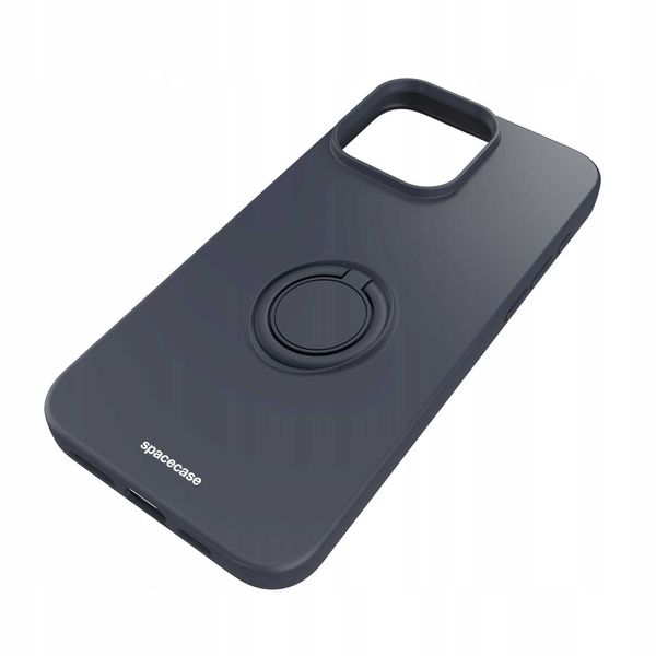 Spacecase Silicone Ring Iphone 15 Pro Max Black zdjęcie 4
