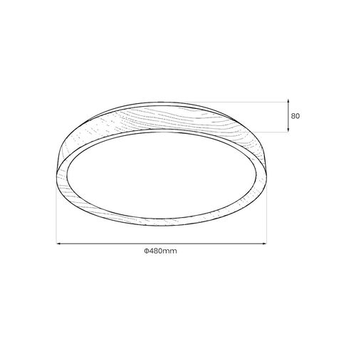 Plafon ORINOKO 36W LED Ø480 na Arena.pl