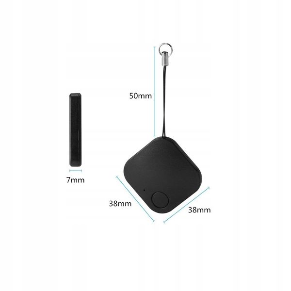 LOKALIZATOR BLUETOOTH Kluczy Dziecka Przedmiotów TELEFON iOS Android Czarny zdjęcie 3