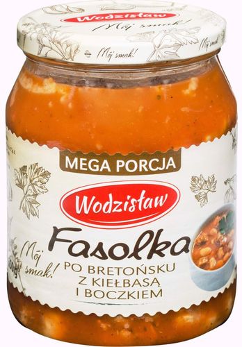 Wodzisław Fasolka Po Bretońsku z kiełbasą i boczkiem 650 g na Arena.pl