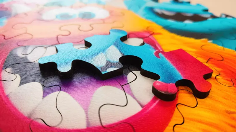 Puzzle Milliwood 50 Elementów. Kudłate Potworki zdjęcie 3