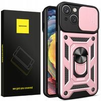 ETUI SPACECASE CAMRING POKROWIEC RING CASE DO IPHONE 15 PLUS + SZKŁO POF