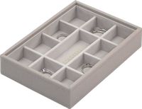 Szkatułka na biżuterię Stackers 11 komorowa mini taupe