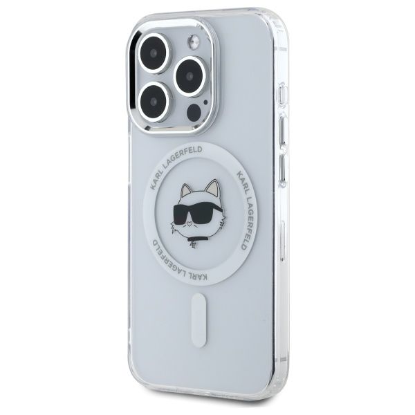 Etui Karl Lagerfeld do iPhone 15 Pro, Biały, MagSafe zdjęcie 2