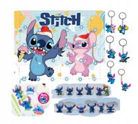 KALENDARZ ADWENTOWY 24 ELEMENTY STITCH STICZ FIGURKI BRELOKI BROSZKI ADWENT