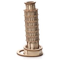 Puzzle 3D Drewniane Model Układanka Krzywa Wieża w Pizie - na prezent