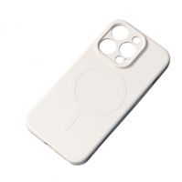 Etui silikonowe na Samsung Galaxy S25 Edge Silicone Case MagSafe - beżowe