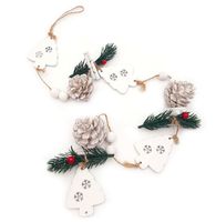 GIRLANDA ozdoba na choinkę drzwi okno 90cm szyszki CHOINKI