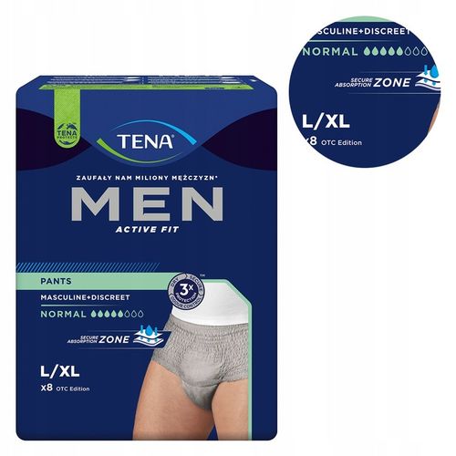 Majtki chłonne TENA Men Normal L/XL pieluchomajtki pieluchy dla na Arena.pl