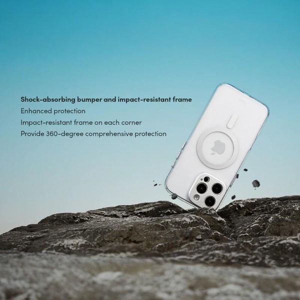 Moshi iGlaze MagSafe - Etui iPhone 16 Pro (Luna Silver) zdjęcie 7