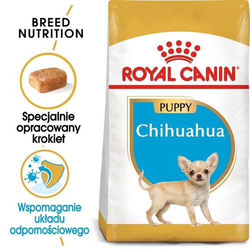 Karma z prebiotykiem dla szczeniąt chihuahua do 8 mies. Royal Canin 1,5kg na Arena.pl