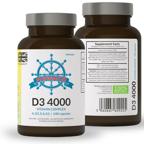 NAVIGATOR Cztery Pory Roku Witamina D3 4000 IU 240 kaps. na Arena.pl