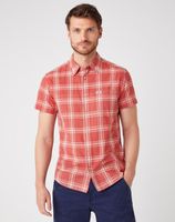 KOSZULA MĘSKA WRANGLER SS 1PKT SHIRT BARN RED W5J6OEXER M
