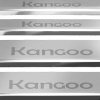 Listwa progowa RENAULT KANGOO MK2 Stal nierdzewna 304 połysk 4szt