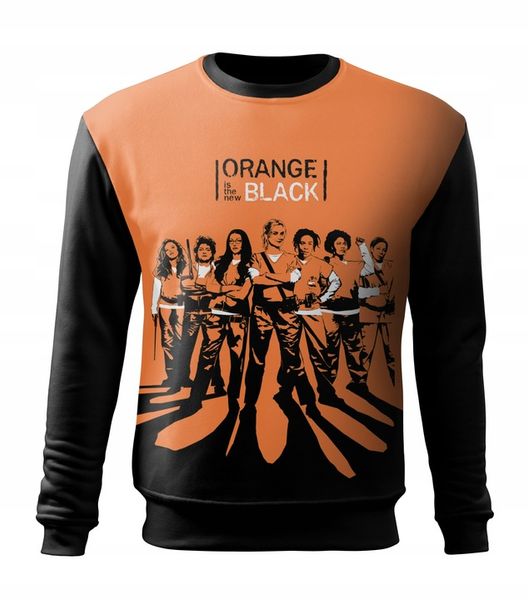 Bluza unisex ORANGE IS THE NEW BLACK S bez kapt. zdjęcie 1