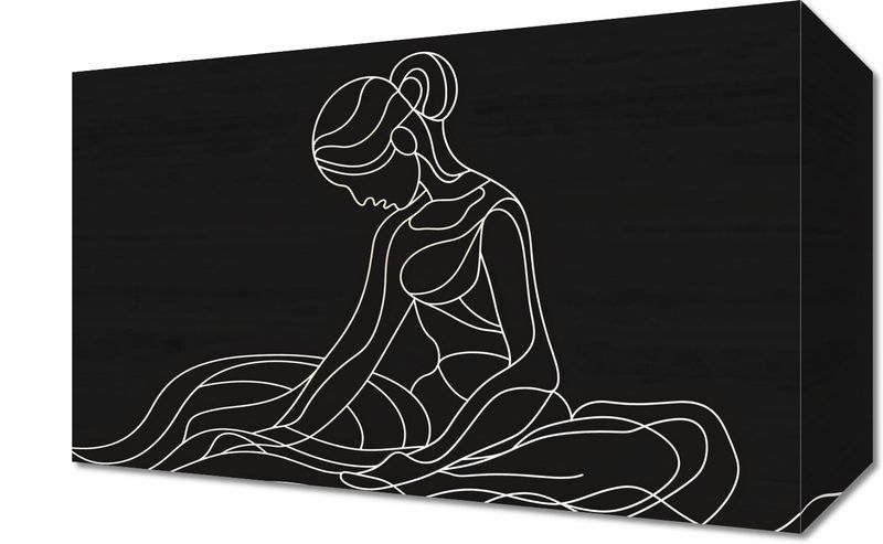Obraz 30x20cm Pozycja Siedząca zdjęcie 1