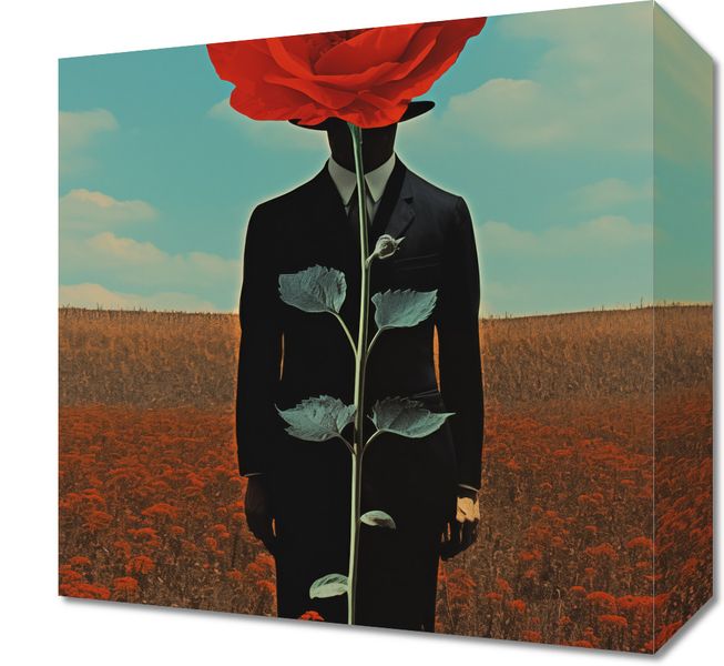 Obraz 30x30cm Obserwator zza Maku zdjęcie 1