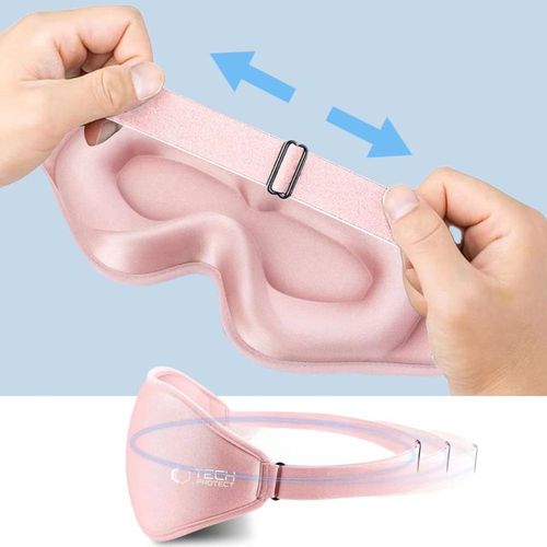 tech-protect eyeshade sleep mask baby pink na Arena.pl