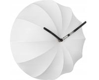 Zegar ścienny KARLSSON parasolka stretch MODERN 3D KA5792WH BIAŁY