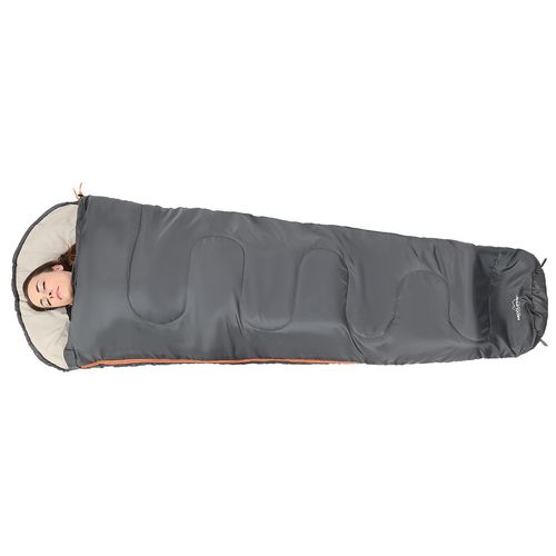 ŚPIWÓR TURYSTYCZNY MUMIA XXL 230x80/50CM SZARY REDCLIFFS na Arena.pl