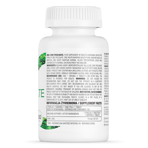 Zinc Picolinate 150 Tabs - Ostrovit na Arena.pl