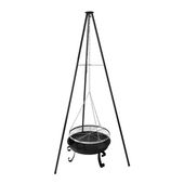 PALENISKO OGRODOWE - GRILL WĘGLOWY NA TRÓJNOGU