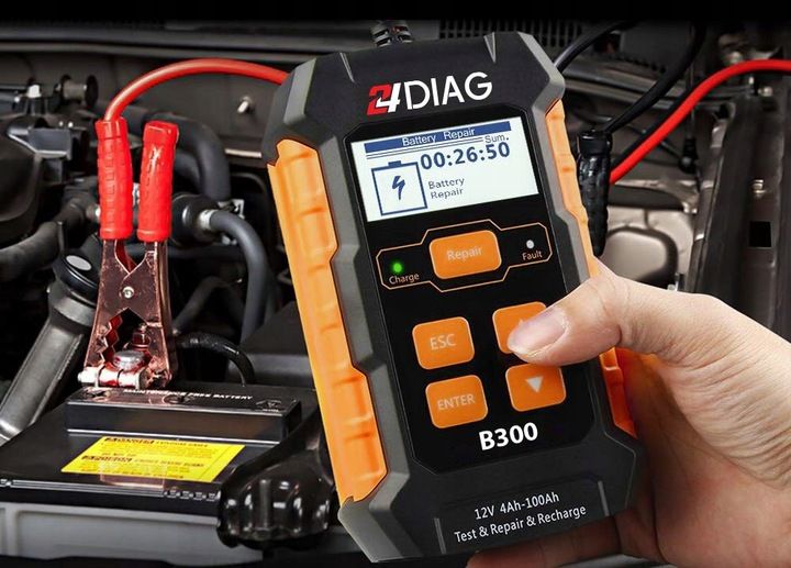 TESTER DO AKUMULATORÓW PROSTOWNIK B300 3w1 12V 5A zdjęcie 7