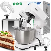 ROBOT KUCHENNY PLANETARNY MIKSER ZELMER KOMPAKTOWY STALOWA MISA 3,5L 600W