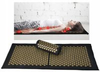 Mata Zdrowotna do Akupresury Stymulująca Relaksacyjna z Kolcami + Poduszką