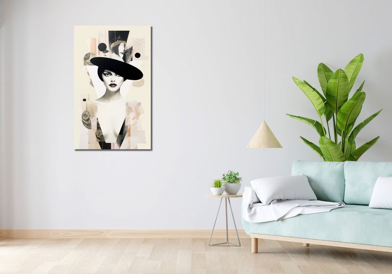Obraz 60x100cm Portret en Décalage zdjęcie 2