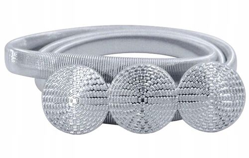 Srebrny Pasek Metalowy Sprężynka Pancerka Snake na Arena.pl