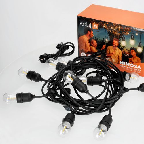 girlanda mimosa led set 10m 10x1w e27 kobi na Arena.pl