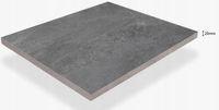 GRUBE 2 CM PŁYTY TARASOWE 60X60 SZARY GRAFIT gat.1