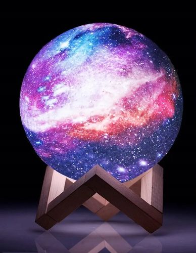 KSIĘŻYCOWA LAMPKA NOCNA LED - DO SYPIALNI NA BIURKO PLANETA KSIĘŻYC PREZENT na Arena.pl