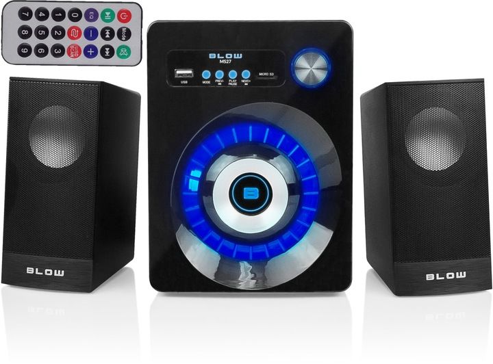 Głośniki komputerowe 2.1 BLUETOOTH SD USB AUX LED zdjęcie 7