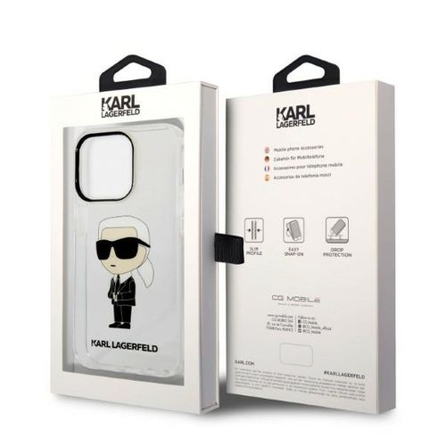 Etui Karl Lagerfeld do iPhone 14 Pro, Przezroczysty na Arena.pl