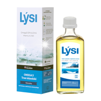 Tran Lýsi naturalny islandzki OMEGA 3 DHA EPA witaminy A D E 240 ml