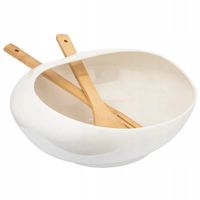Miska na sałatkę porcelanowa salaterka + łyżki Altom Design Regular 3 l