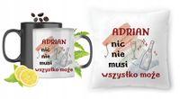 Dla Adriana Zestaw Kubek Magiczny + Poduszka Z Nadrukiem Ze Zdjęciem