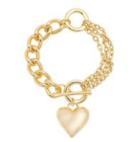 bransoletka z serduszkiem (b15/tgu/52au)