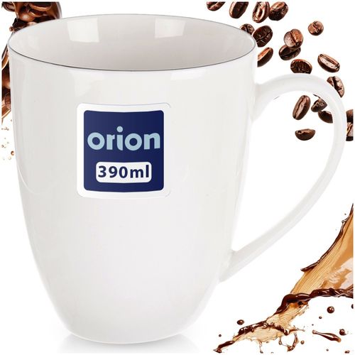 Kubek porcelanowy biały DECORA 390 ml na Arena.pl