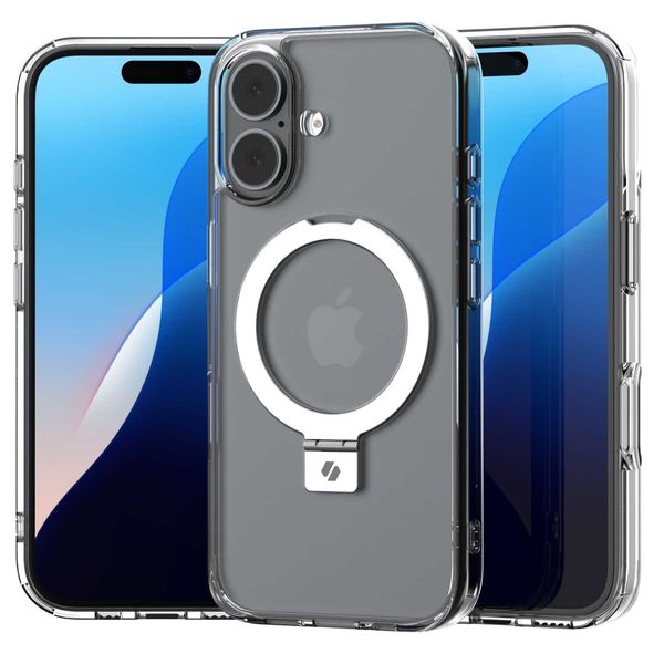 Spacecase Ring Pro Mag Iphone 16 Clear zdjęcie 3