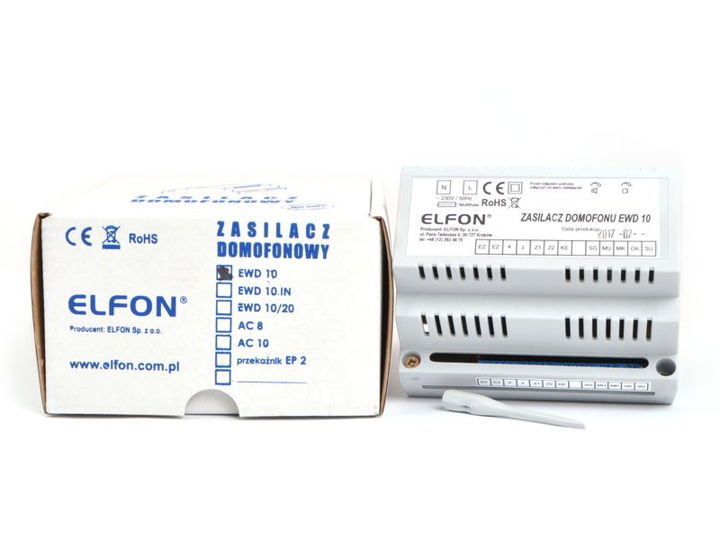 Zasilacz do domofonu analogowego 4+n ELFON EWD10 zdjęcie 1