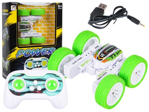 Pojazd R/C Power Stunt 1:32 Zielony na Arena.pl