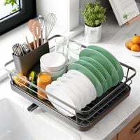 Suszarka do naczyń Kitsure OCIEKACZ DO NACZYŃ Z POJEMNIKIEM NA SZTUĆCE