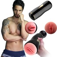 dwustronny masturbator z wibracją b series fox czarny usb