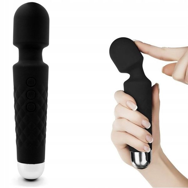 NOWOCZESNY SILIKONOWY MASAŻER MAGIC WAND zdjęcie 2
