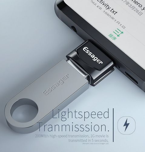 Adapter OTG host micro USB USB-A gniazdo przejściówka Essager na Arena.pl