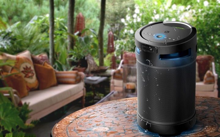 GŁOŚNIK BLUETOOTH PRZENOŚNY MANTA XBASS 360 100W TWS USB MP3 WODOODPRONY zdjęcie 6