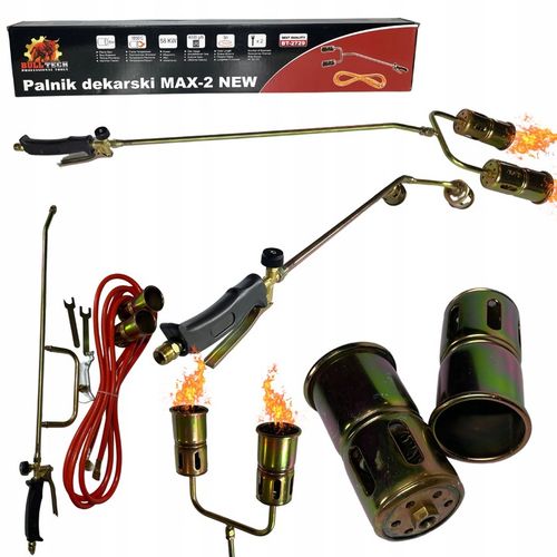 PALNIK DEKARSKI Z PODWÓJNĄ DYSZĄ 2X60/850 MM. na Arena.pl